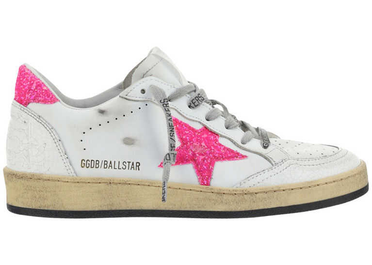 Golden Goose Superstar Sneakers GWF00117F001034 WHITE/PINK FLUO