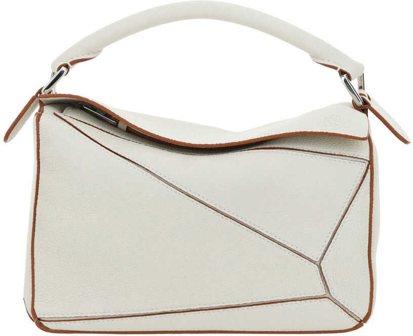 Loewe Small Puzzle Shoulder Bag A510S21X67 SOFT WHITE