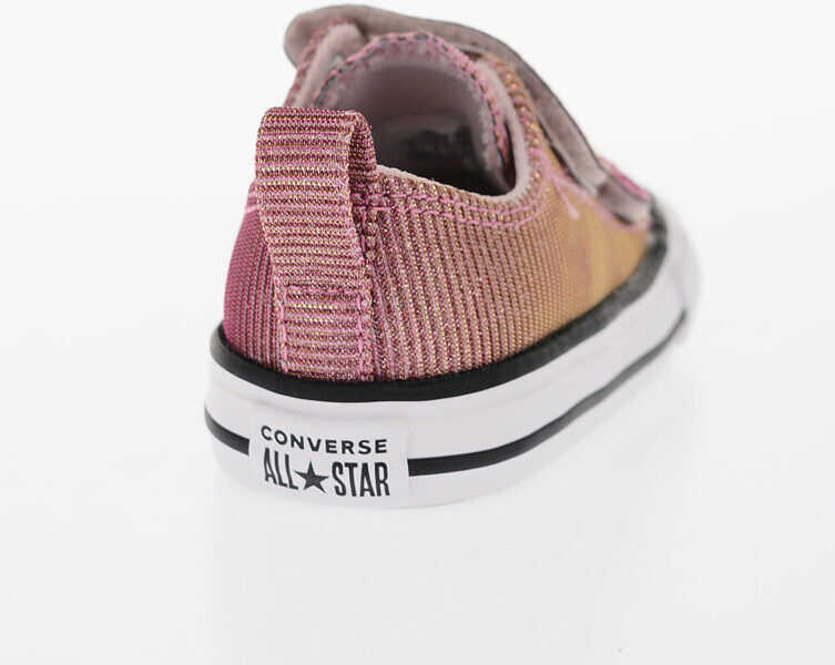 Sneakers Converse All Star Lurex Sneakers With Touch Strap Closure Pink Baieti (BM 8324688) 3