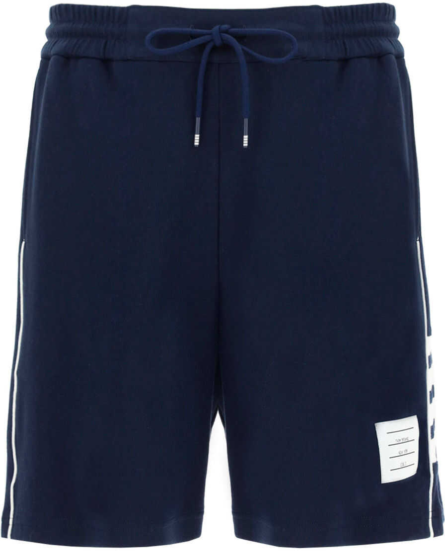 Thom Browne Track Shorts MJQ114A07323 NAVY