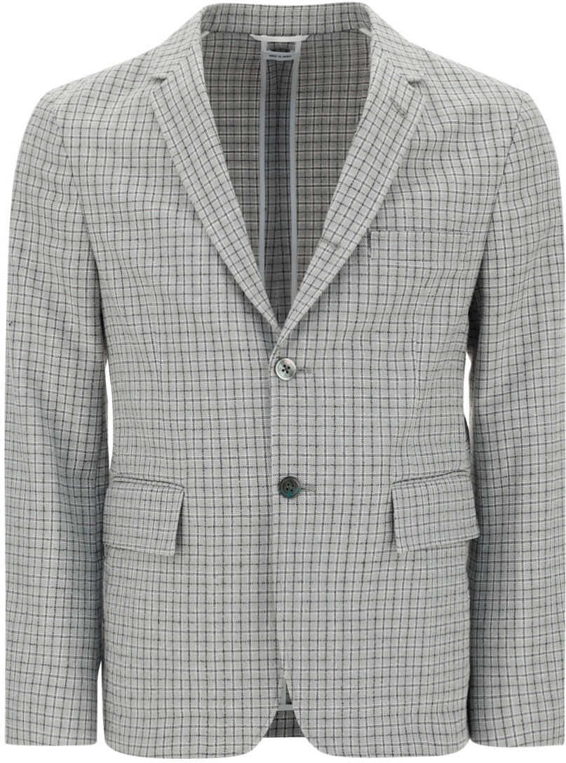 Thom Browne Classic Sport Jacket MJU426A07683 MED GREY