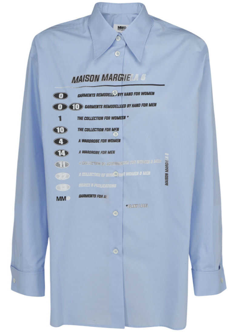 MM6 Maison Margiela Shirt S52DL0149S47294 BLUE