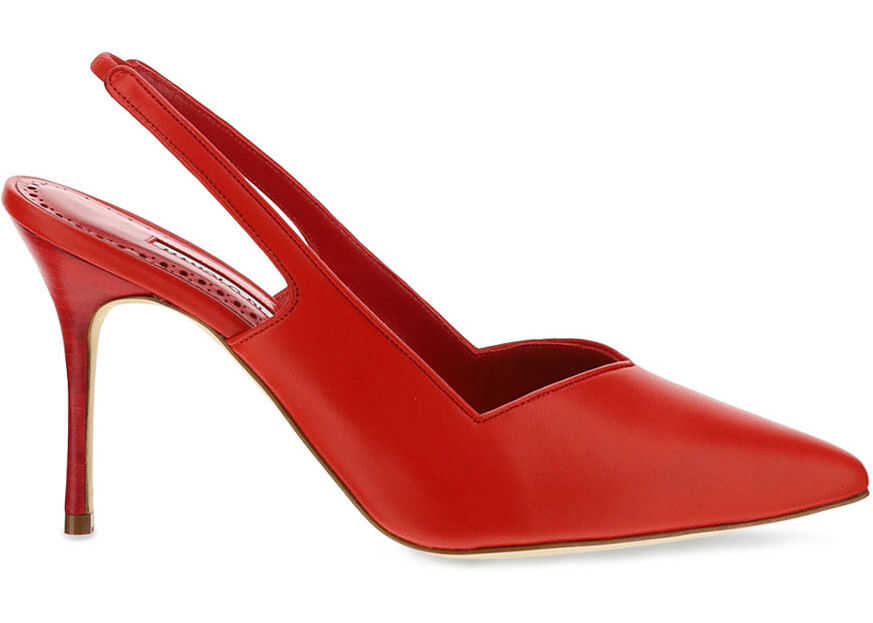 Manolo Blahnik Slingback Pumps 1211584 RED