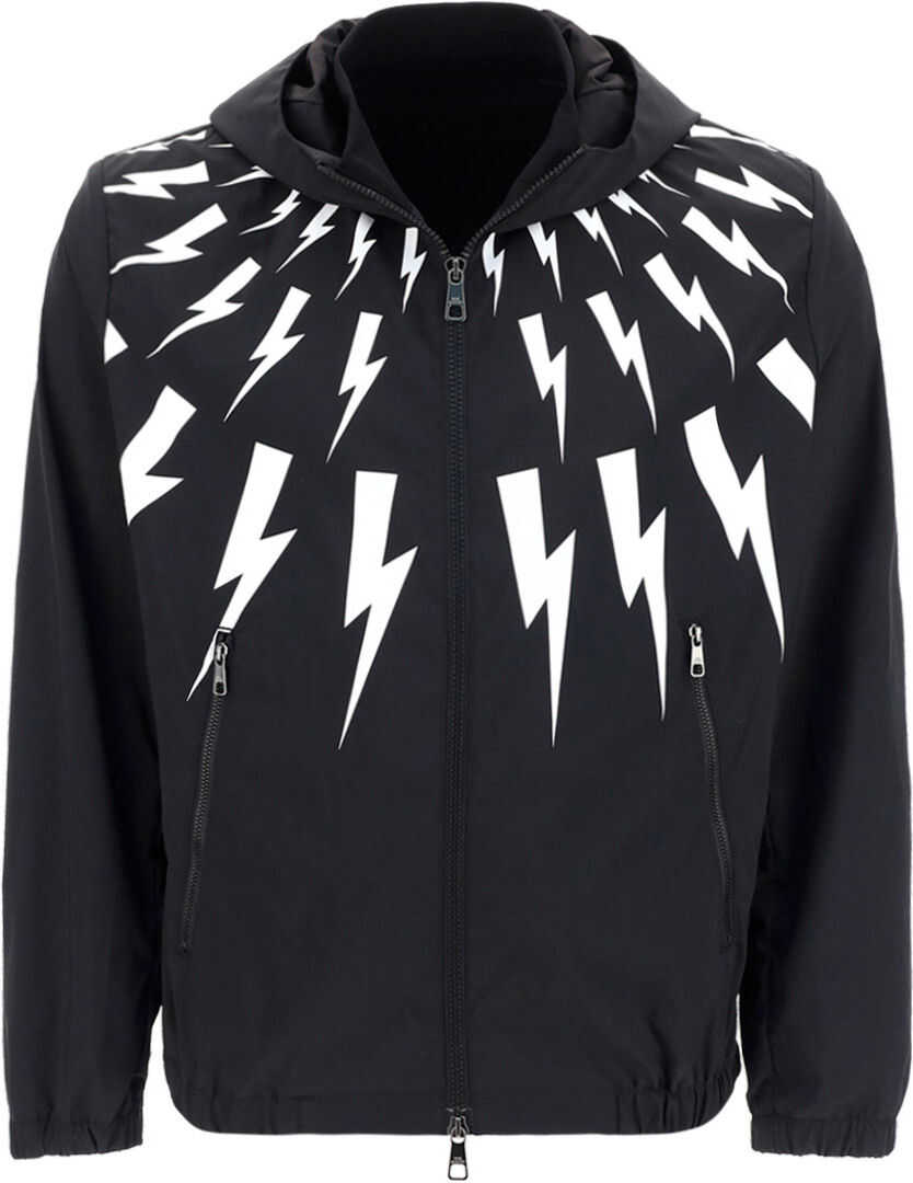 Neil Barrett Jacket by Neil Barret PBSP543SQ000S BLACK/WHITE