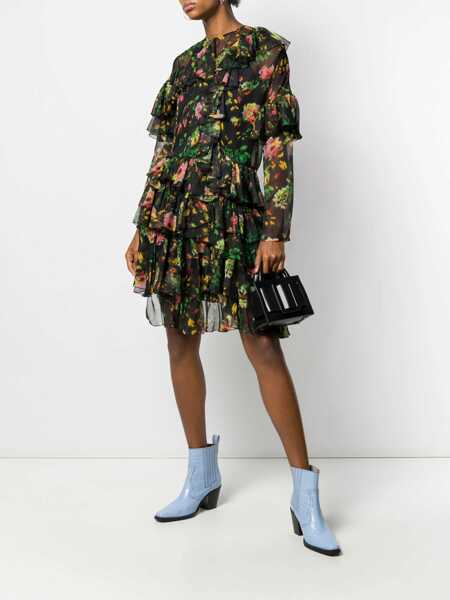 Rochii casual MSGM Asymmetrical Dress BLACK Femei (BM 8330547) 2