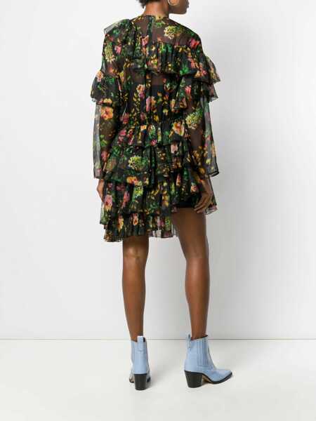 Rochii casual MSGM Asymmetrical Dress BLACK Femei (BM 8330547) 4