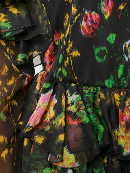 Rochii casual MSGM Asymmetrical Dress BLACK Femei (BM 8330547) 5