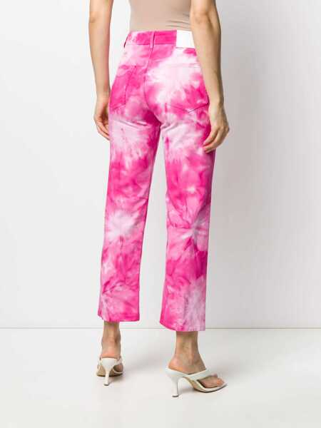 Blugi skinny MSGM Cropped Jeans FUCHSIA Femei (BM 8330637) 4