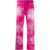 MSGM Cropped Jeans FUCHSIA