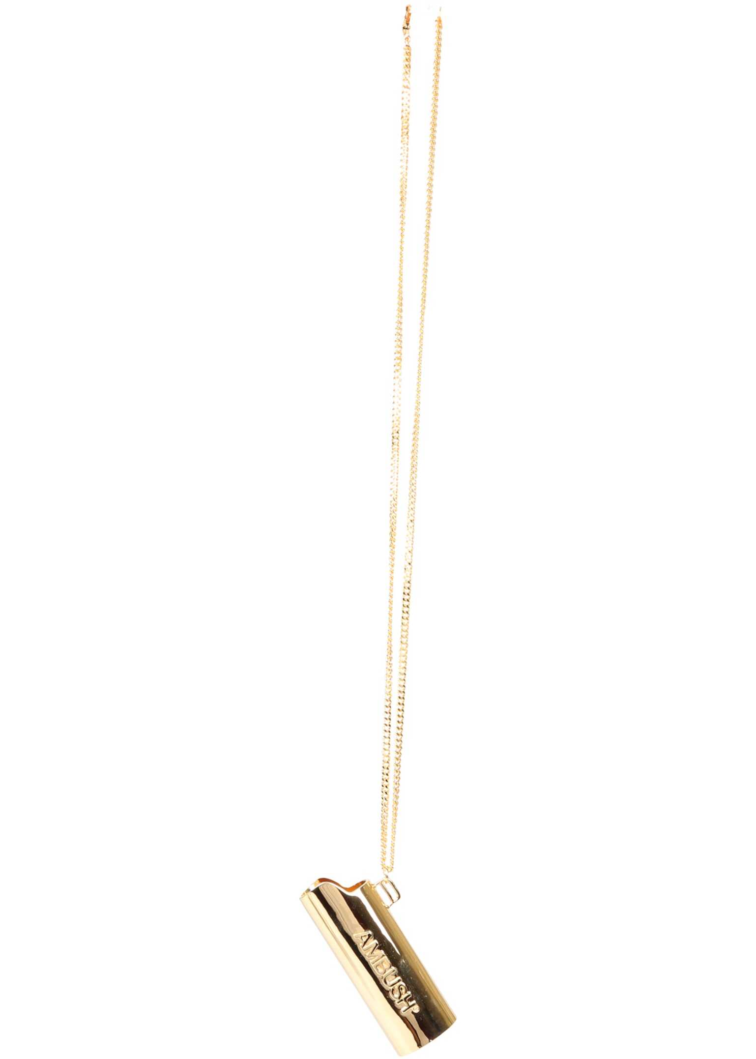 AMBUSH Large Lighter Holder Necklace GOLD image
