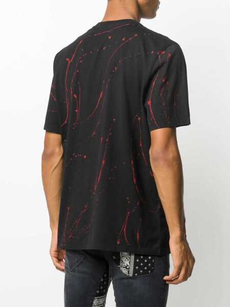 Tricouri MSGM Crew Neck T-Shirt BLACK Barbati (BM 8330913) 4