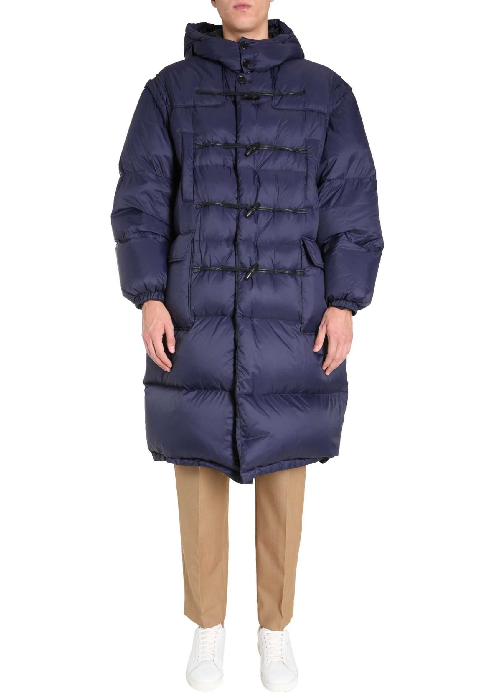 MSGM Oversize Fit Down Jacket 2940MH26P_20751189 BLUE