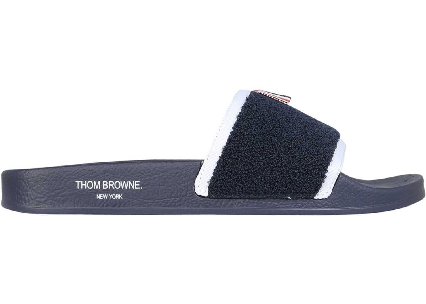 Thom Browne Sponge Slide Sandals BLUE