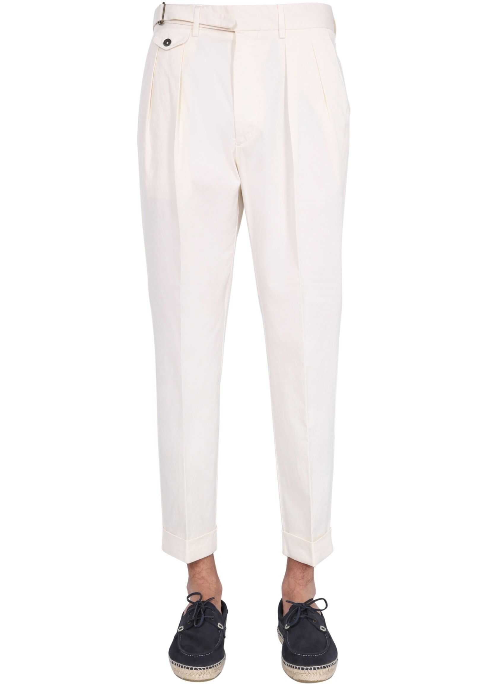 Lardini Regular Fit Trousers ELLUXOR5W_150C WHITE