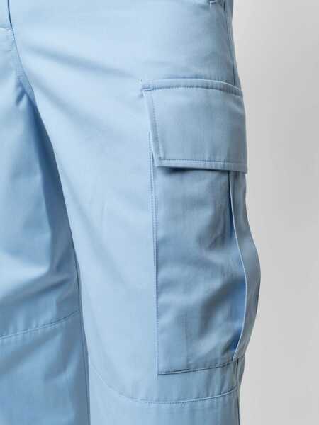 Pantaloni casual MSGM Cargo Pants BLUE Femei (BM 8332299) 5