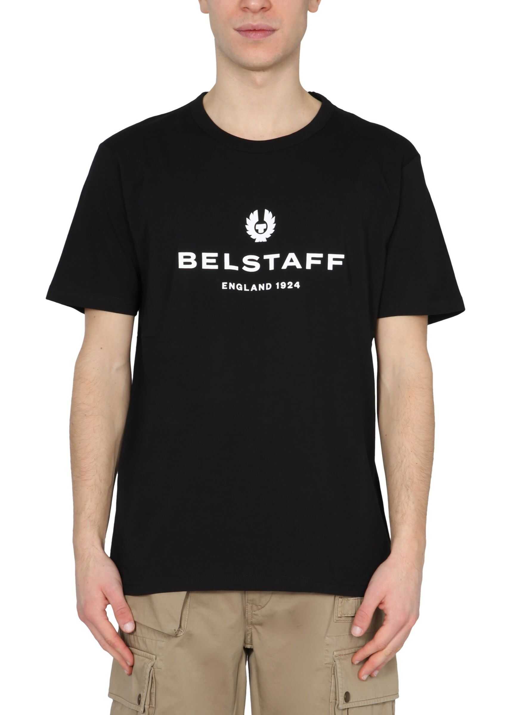 Belstaff T-Shirt With Logo 71140319_J61N010390000 BLACK