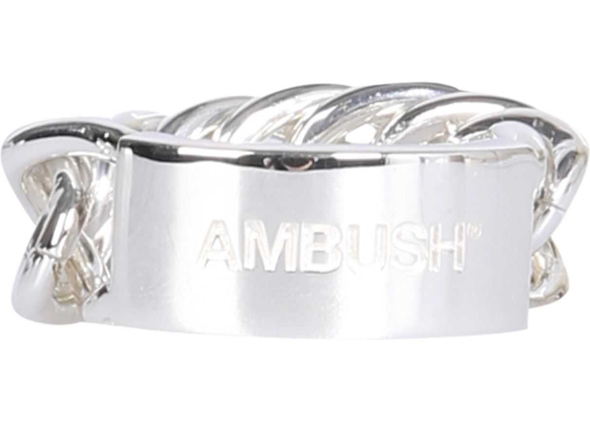 AMBUSH Chain 4 Ring BMOC001_S21MET0017200 SILVER