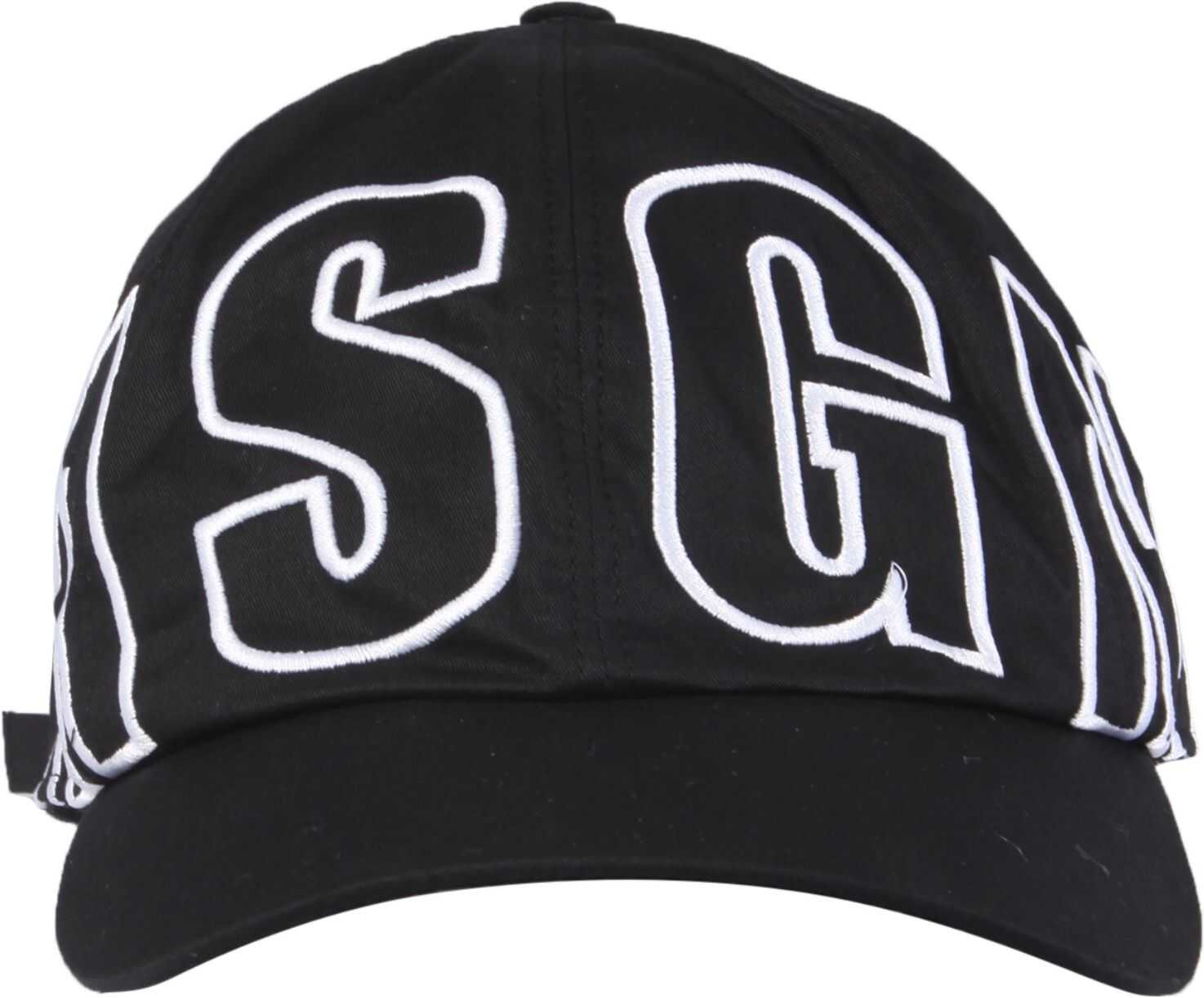 MSGM Baseball Hat 3040ML09_21728499 BLACK
