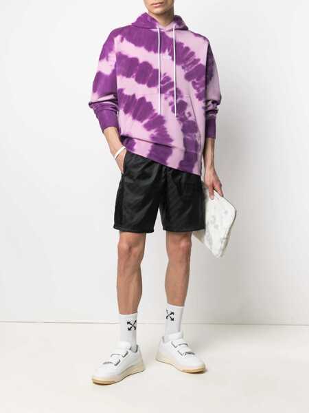 Hanorace MSGM Printed Sweatshirt With Micro Logo LILAC Barbati (BM 8332710) 2