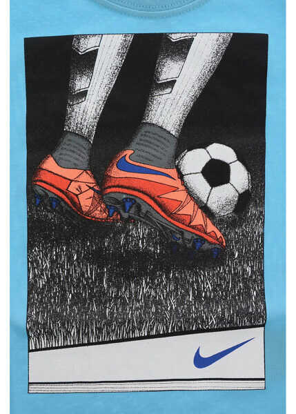 Tricouri Nike Jersey Dri-Fit T-Shirt Light Blue Baieti (BM 8337879) 2