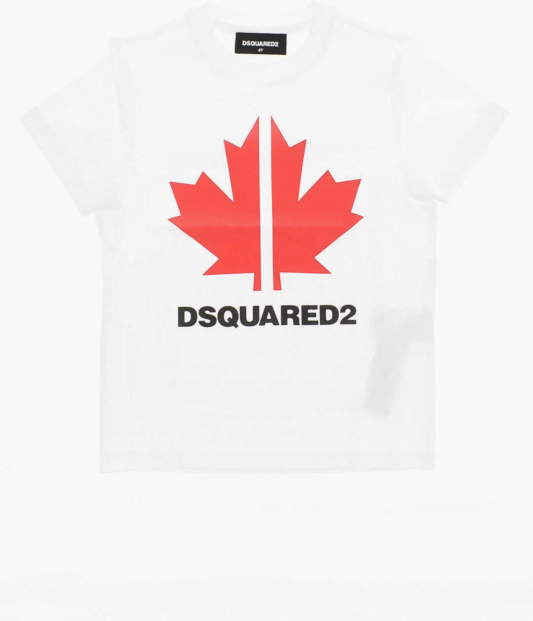 Dsquared2 Kids Logo Print Crewneck T-Shirt White