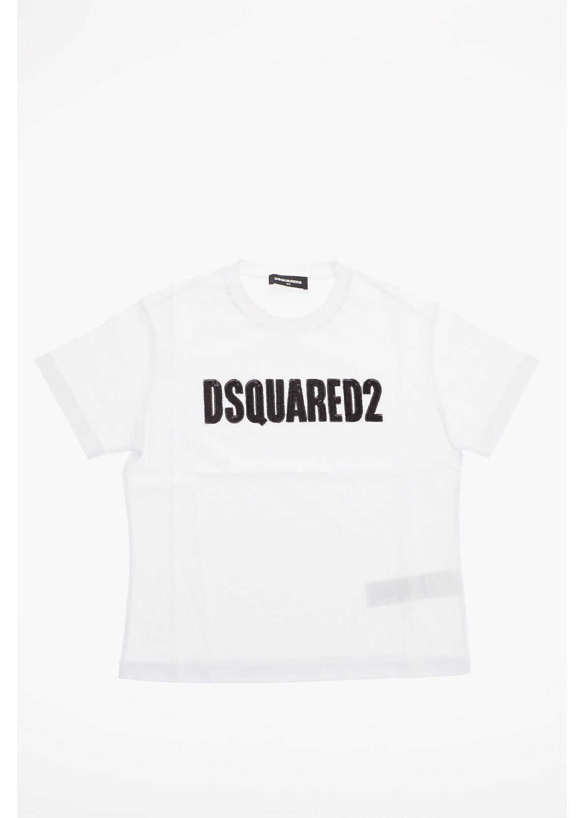 Dsquared2 Kids Cotton Crewneck T-Shirt WHITE