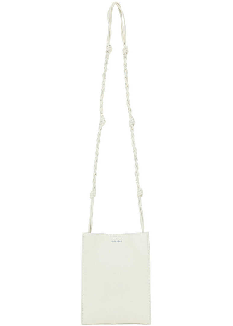 Jil Sander Small Leather Tangle Shoulder Bag JSWS853173WSB69159N SHADE WHITE