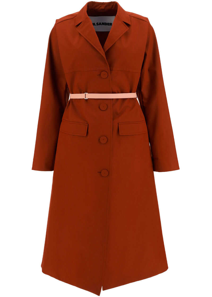 Jil Sander Coat JSWS125104WS242300A BRICK