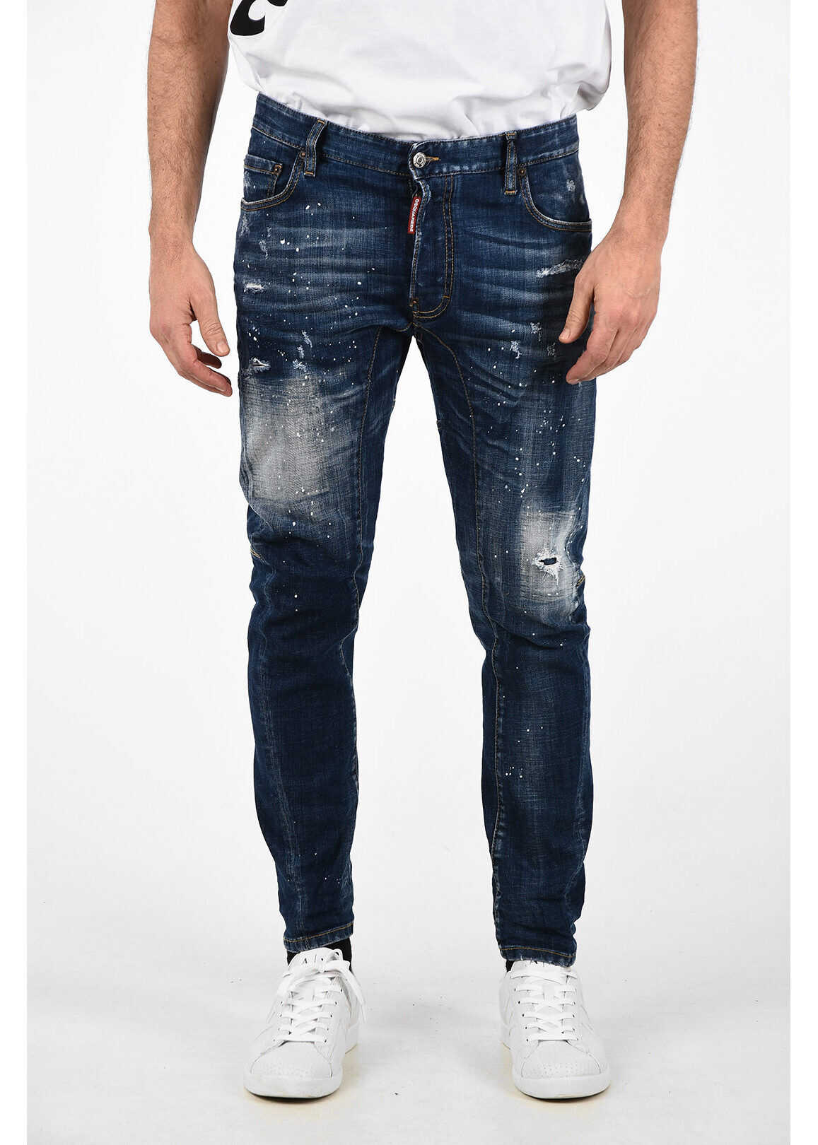 DSQUARED2 17cm Vintage Effect TIDY BIKER Jeans* BLUE