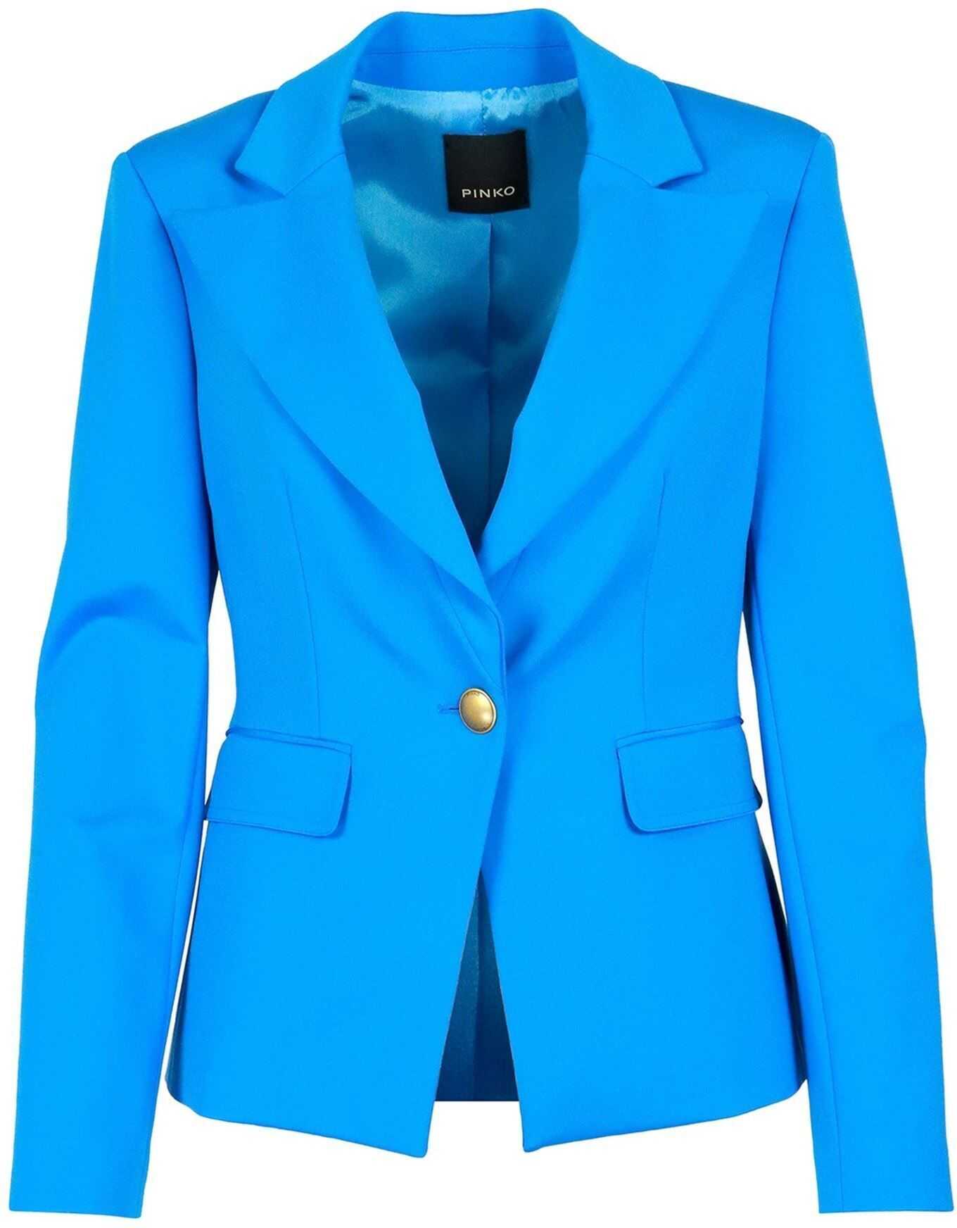 Pinko Gomberto 5 Blazer In Blue 1G160B5872G32 Blue