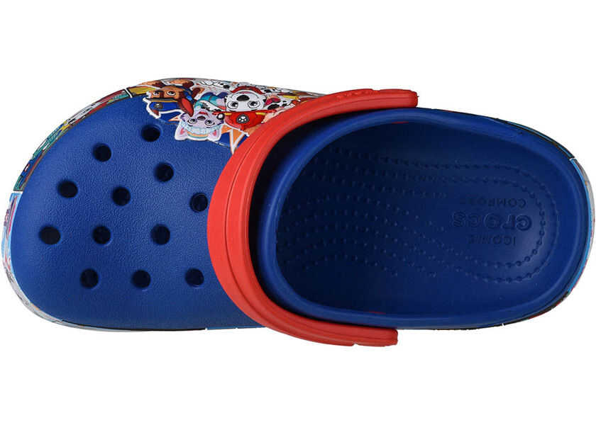 Slapi Crocs Fun Lab Paw Patrol Blue Baieti (BM 8356206) 3