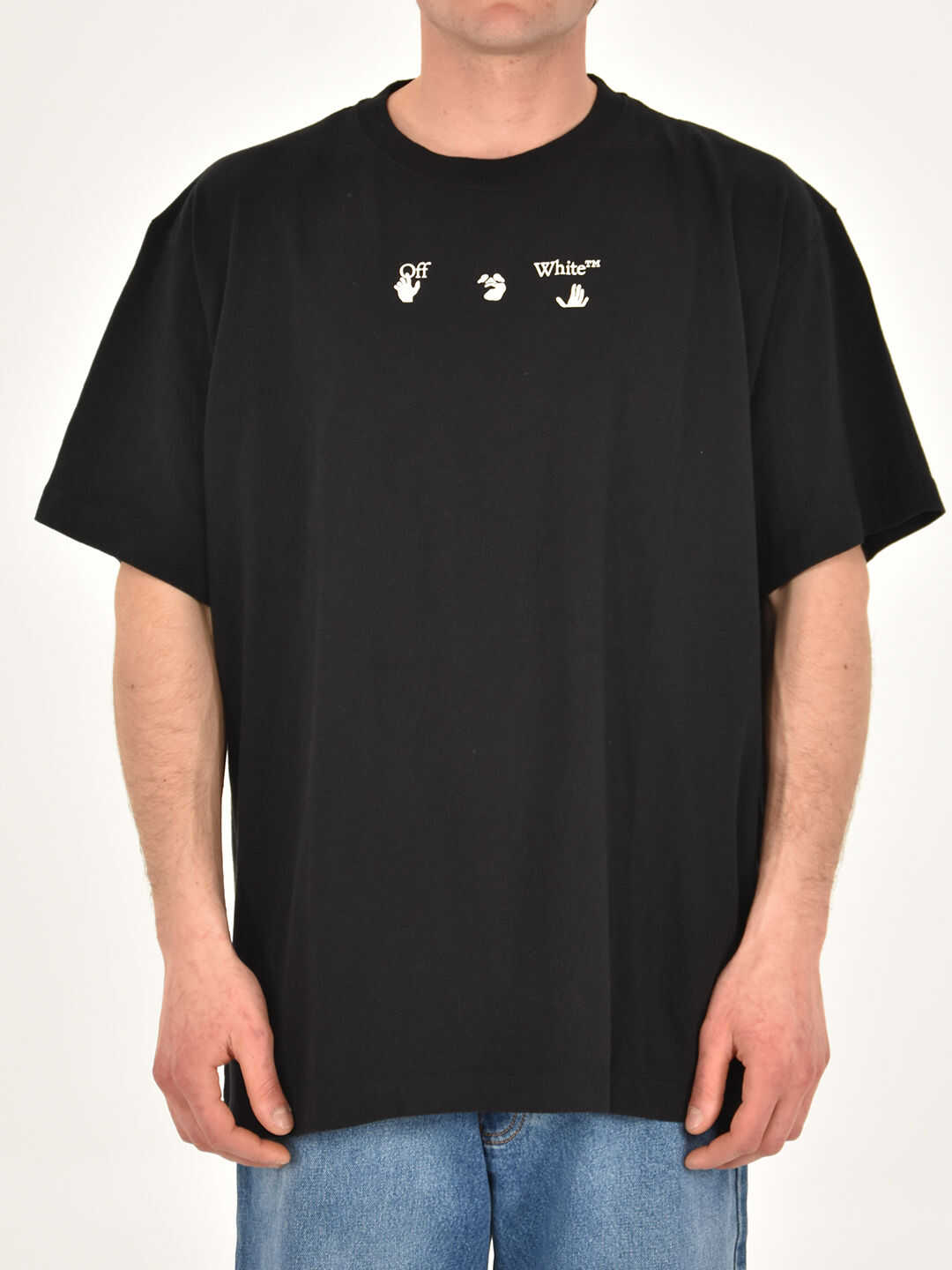 Off-White Logo T-Shirt OMAA038S21JER002 Black