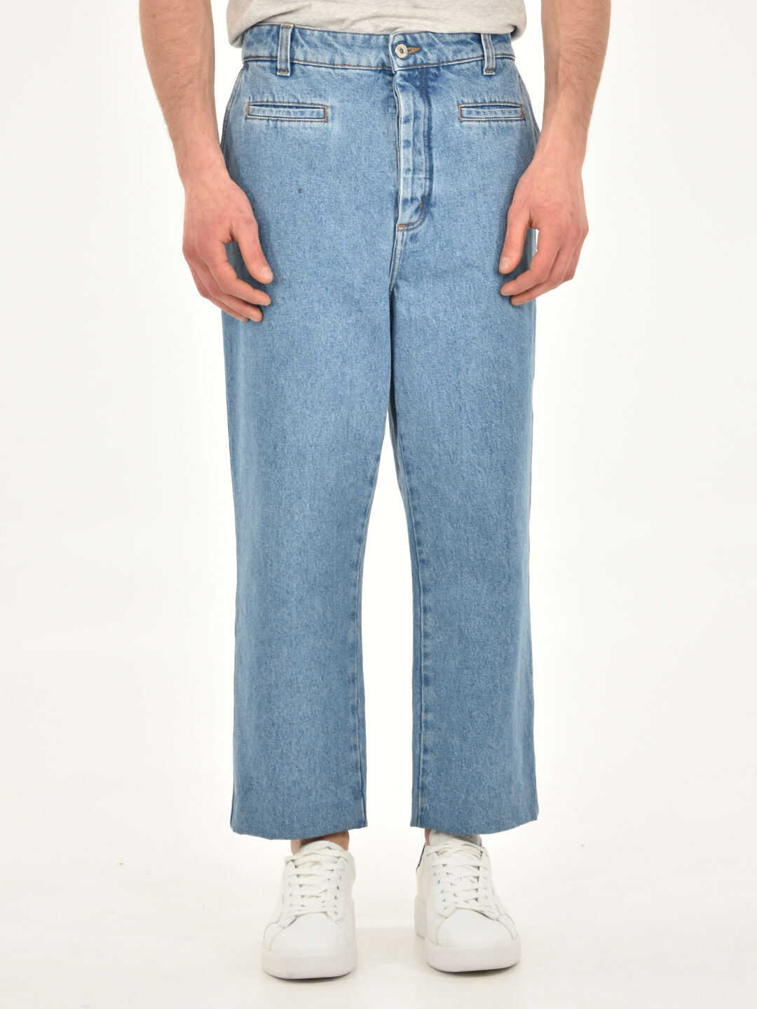 Loewe Fisherman Jeans In Cotton H2292410IB Blue