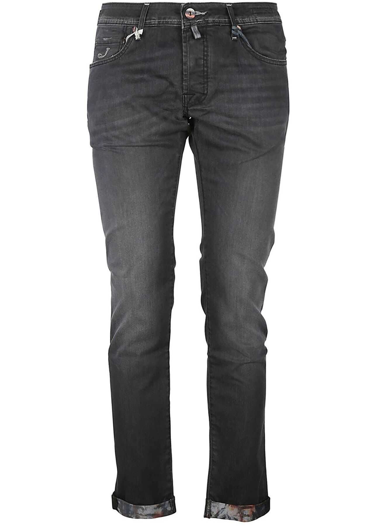 Jacob Cohen Natural Indigo Dyed Cotton Jeans In Grey J622SLIMCOMF02403W2B902 Grey
