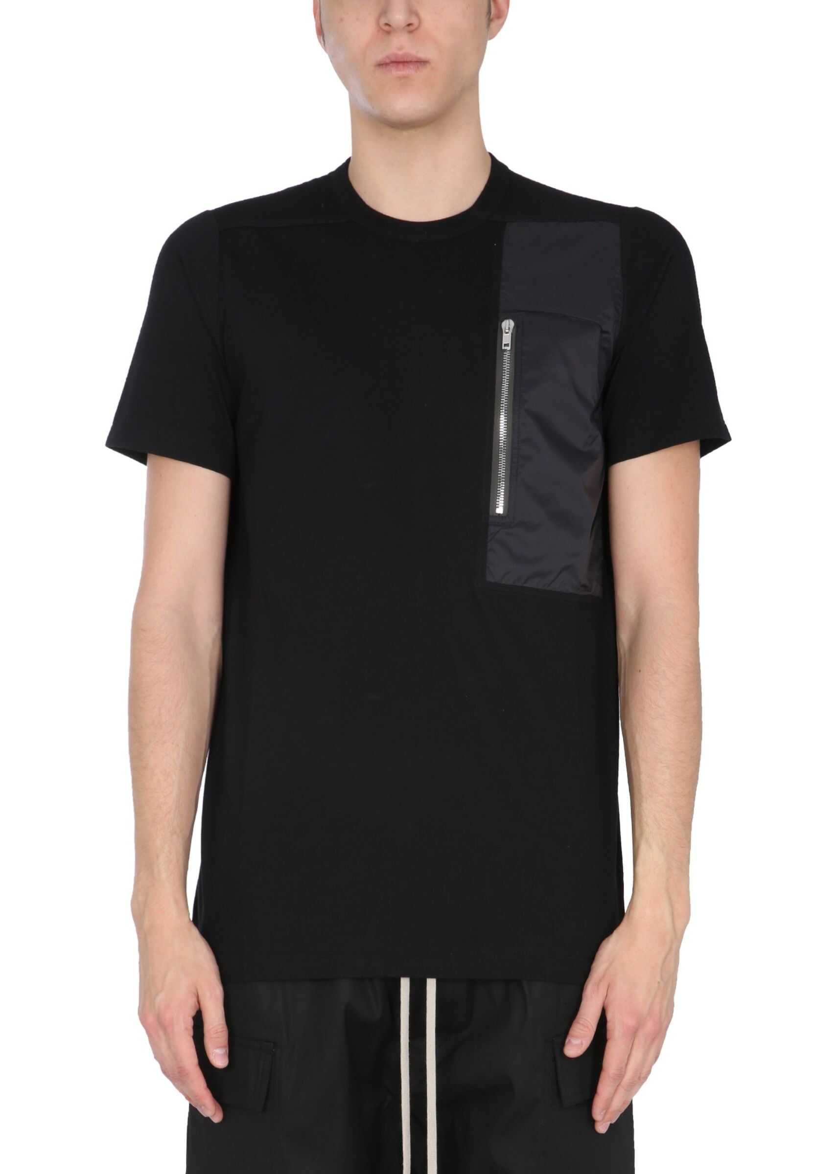 Rick Owens Crew Neck T-Shirt RU21S6260_JAND09 BLACK