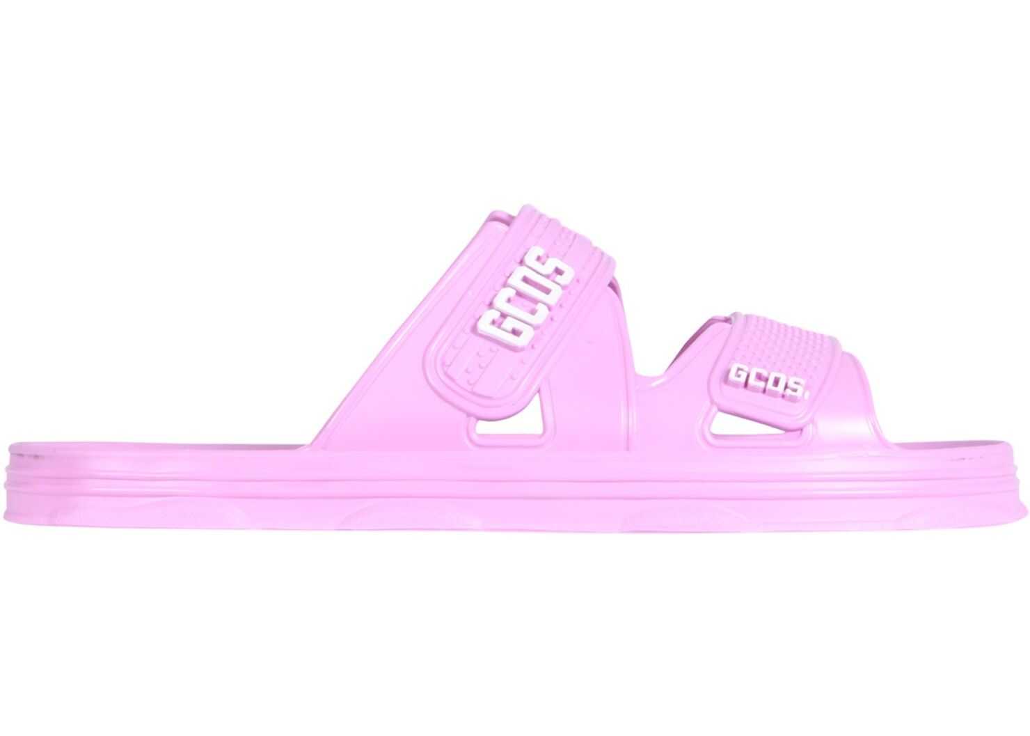 GCDS Rubber Slide Sandals SS21W010310_06 PINK