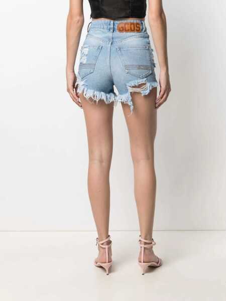 Pantaloni scurti GCDS Denim Shorts BLUE Femei (BM 8360595) 4