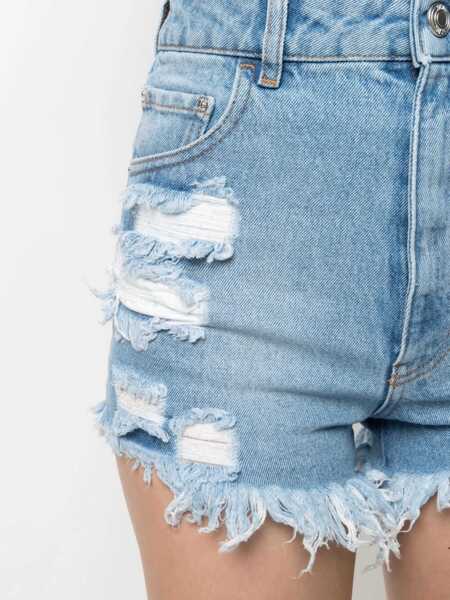 Pantaloni scurti GCDS Denim Shorts BLUE Femei (BM 8360595) 5