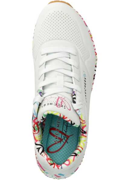 Sneakers SKECHERS Uno-Loving Love White Femei (BM 8362299) 4