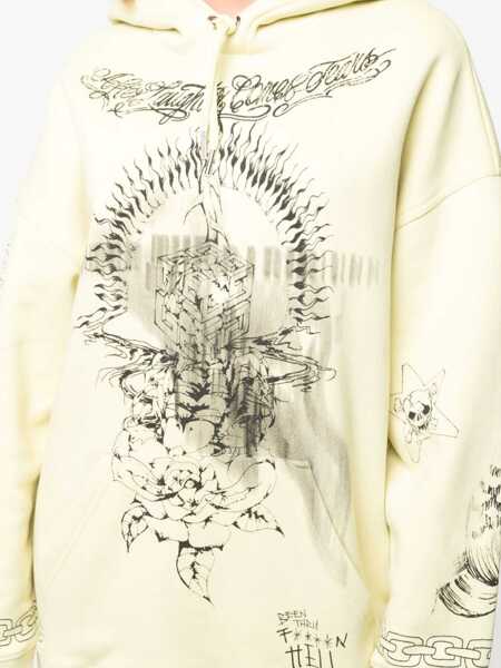 Hanorace Givenchy Oversize Sweatshirt YELLOW Femei (BM 8364117) 5