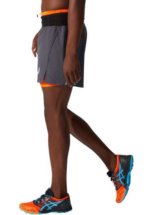 Pantaloni scurti ASICS Fujitrail Short Grey Barbati (BM 8364900) 2