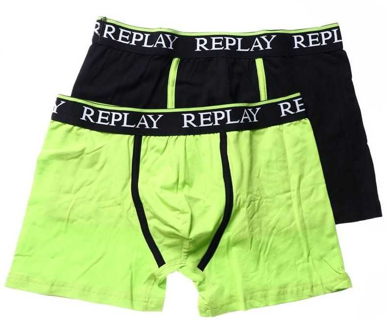 Replay Set 2 Boxeri 101109 Black/Green