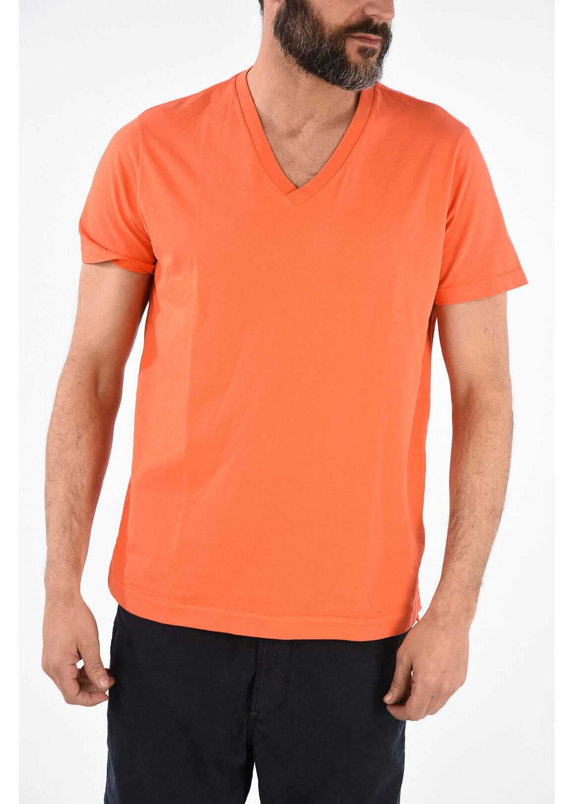 Diesel V-Neck T-Thea T-Shirt Orange