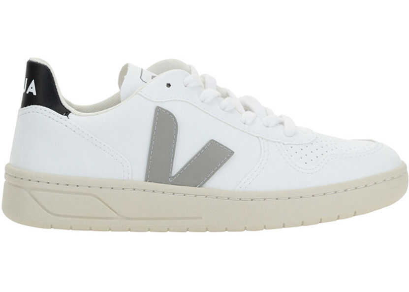 VEJA Sneakers V-10 VX072527 WHITE_OXFORD-GREY_BLACK