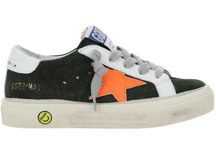 Golden Goose May Sneakers for Girl GYF00112F001164K MILITARY