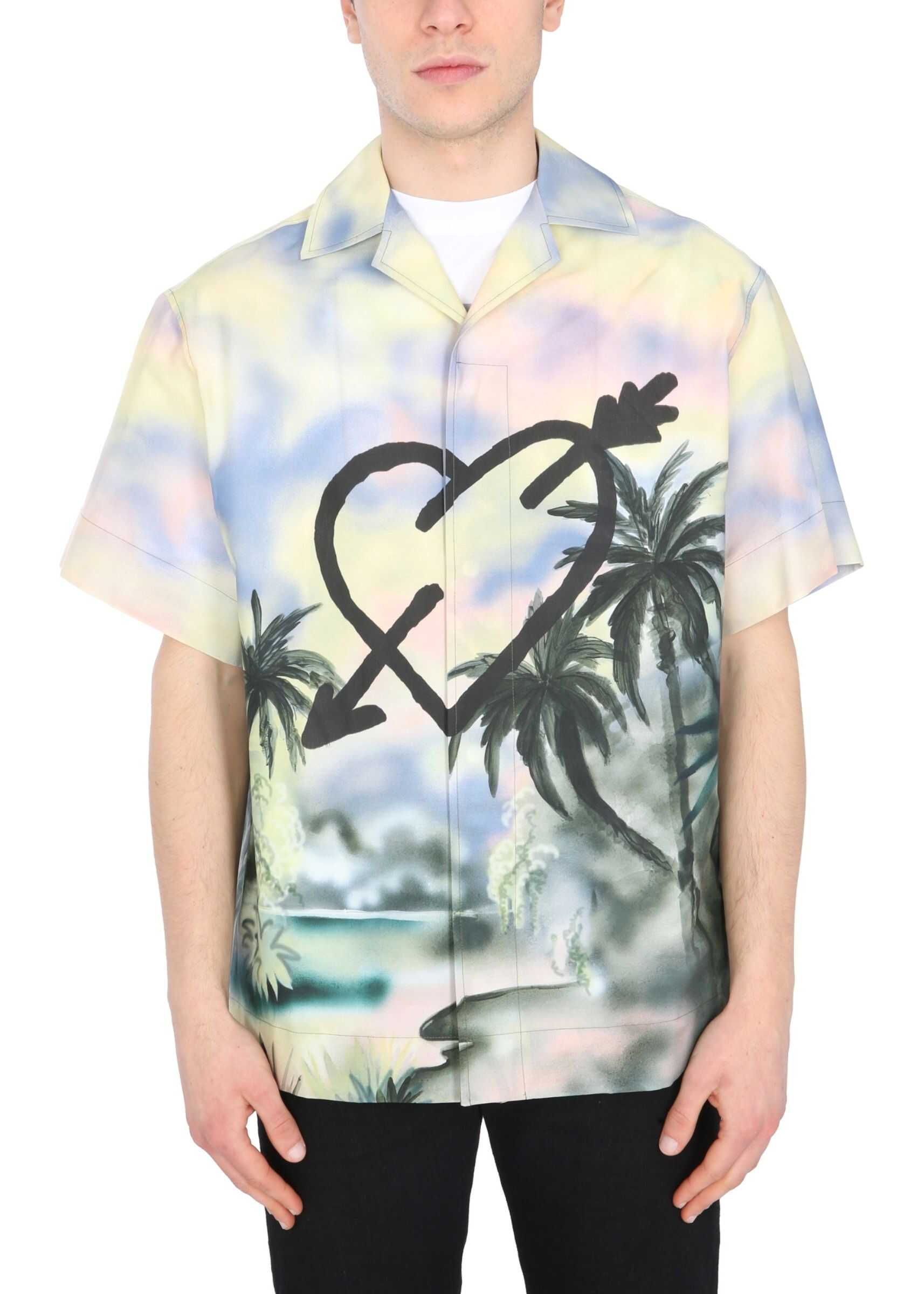 Palm Angels Paradise Bowling Shirt PMGA075_S21FAB0018410 MULTICOLOUR