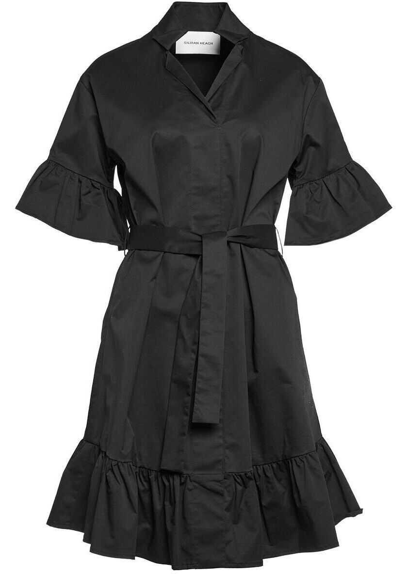 Silvian Heach Dress with volants* Black