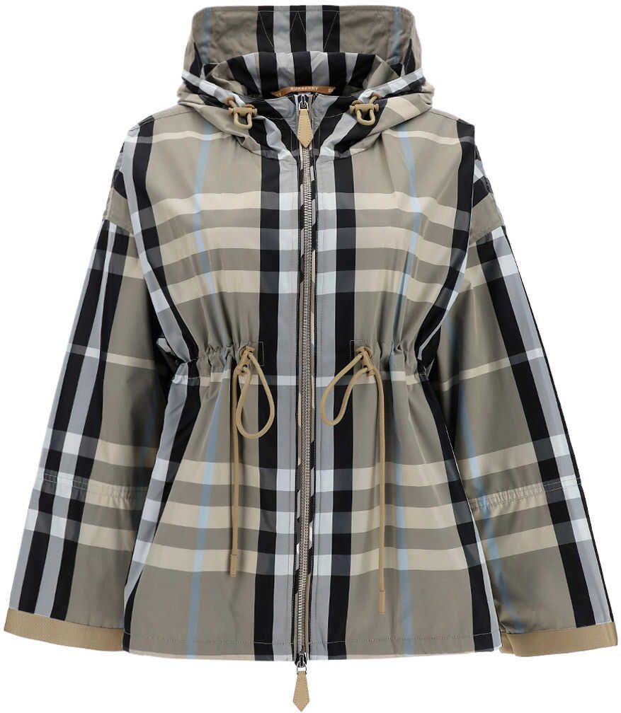Burberry Bacton Jacket 8039233 DUSTY SAND IP CHECK