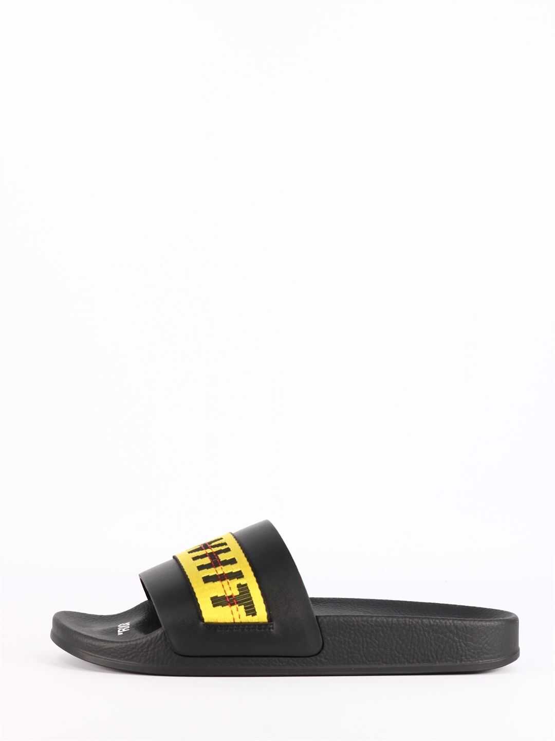 Off-White Industrial Sliders OMIC001S21MAT003 Black