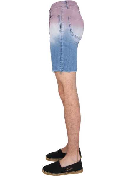 Pantaloni scurti Saint Laurent Degraded Print Bermuda MULTICOLOUR Barbati (BM 8388243) 3